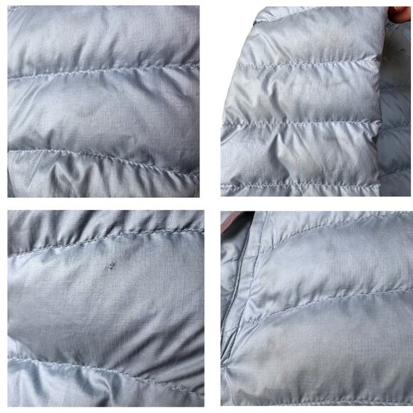 Patagonia Down Sweater Puffer Jacket Girl’s Size XL (14), Light Blue - Picture 11 of 13